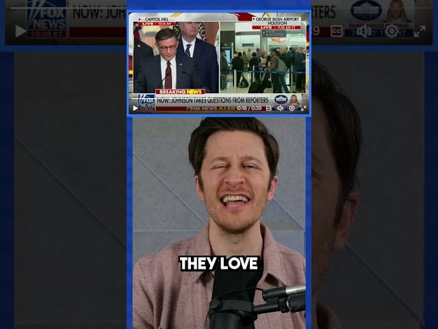 Mike Johnson panics as Trump blocks shutdown deal #shorts