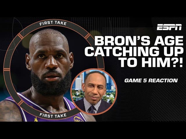 ‘LEBRON LOOKED OLD!’ - Stephen A. reacts to the Lakers’ Game 5 loss to the Rockets | First Take