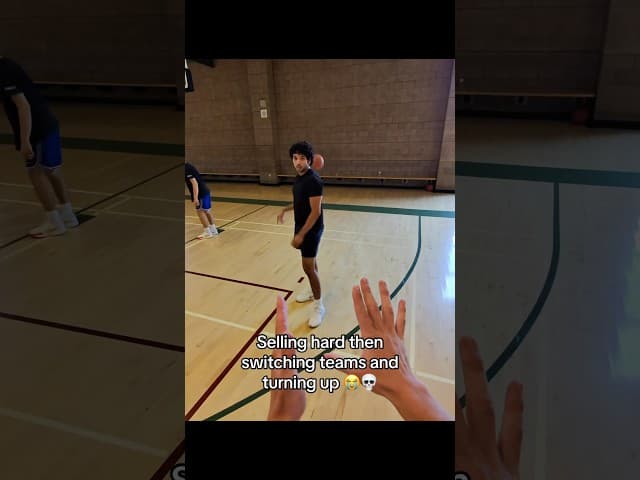 Selling then switching teams in basketball P.7 #shorts #basketball #sports #viral #hoops