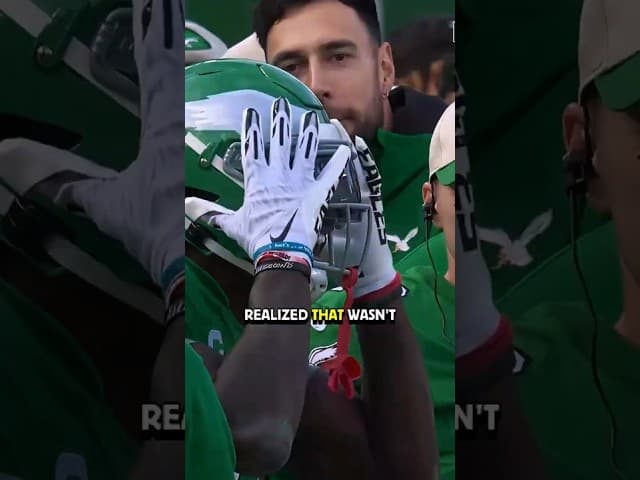 AJ Brown threw Tanner McKee first career touchdown deep into the stands