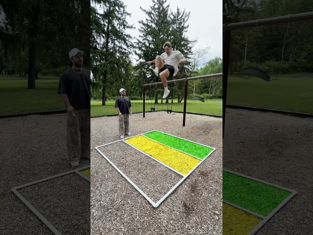 Who can jump the furthest!
