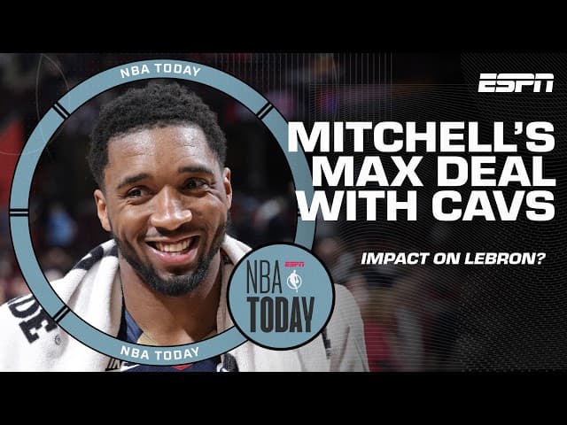 Brian Windhorst calls Donovan Mitchell’s max extension ‘a huge win for the Cavs’ | NBA Today