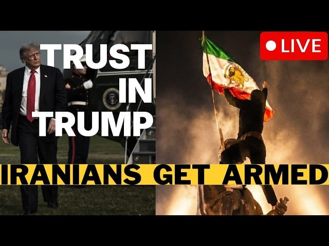 LIVE: Anti-IRGC Iranians Getting ARMED - Trump Pauses Airstrikes - IRGC Infighting Escalates