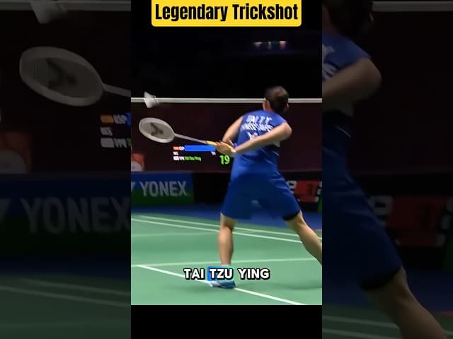 GOAT Tai Tzu Ying Epic Trickshot #badminton #badmintonlovers #バドミントン #sports #bulutangkis