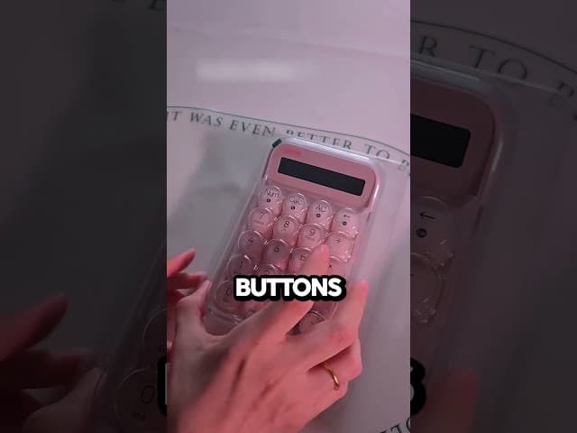 Calculator With Keycaps