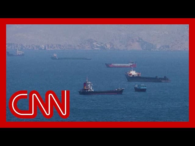 Iran fires on tanker & container ship; Hormuz closed again