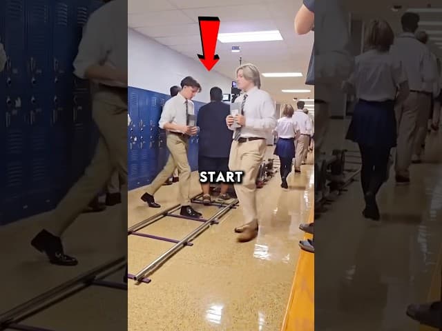 How Busy Hallway Scenes Are Filmed 🤩