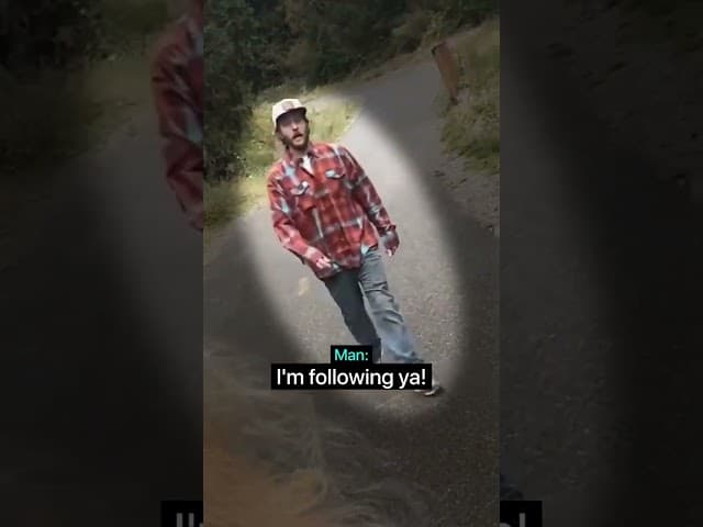 Woman Thinks Man Is Following Her
