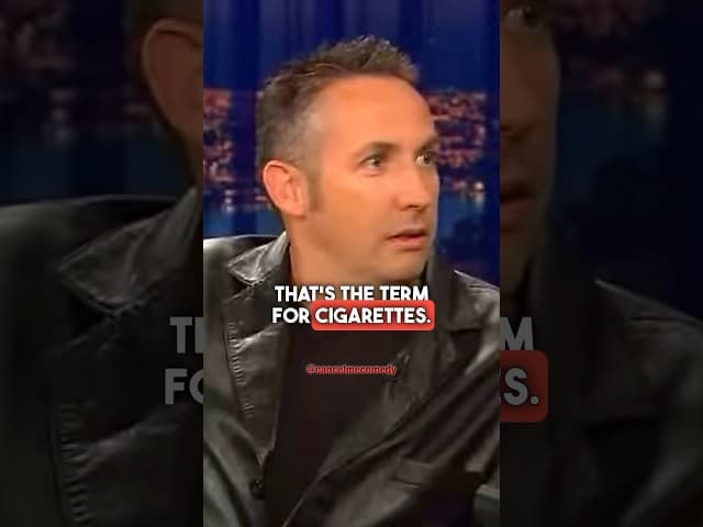 British Slang For Cigarettes - Harland Williams🤣🤣🤣#harlandwilliams #conanobrien #comedy