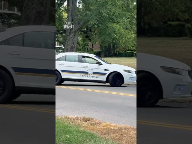 Driver speeds past school bus and meets instant karma