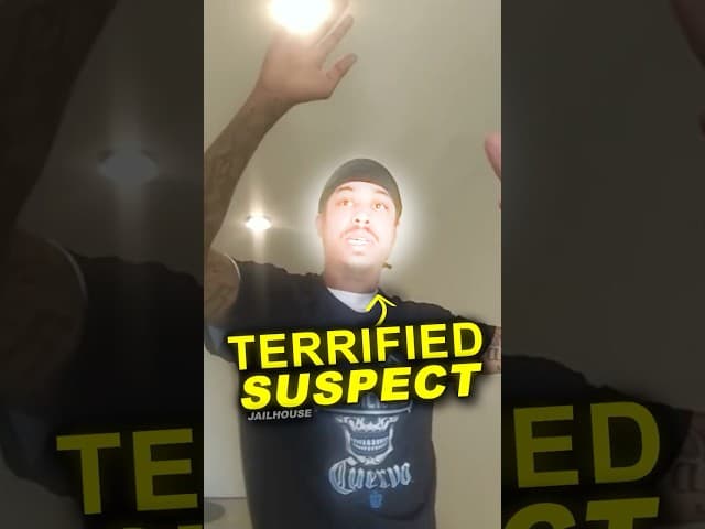 Wanted Suspect Feels Scared During Arrest