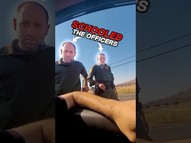 Crook Cop Stops Innocent Civilian!!  🤬🚨