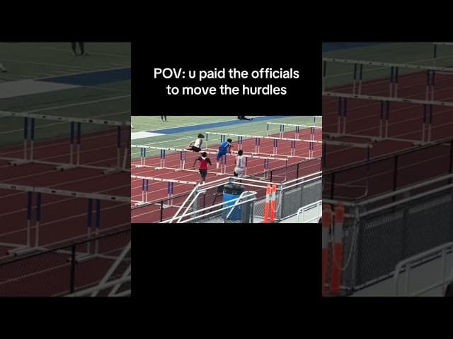 Running the hurdles 🤭🏃🏽‍♂️ #track #foryou