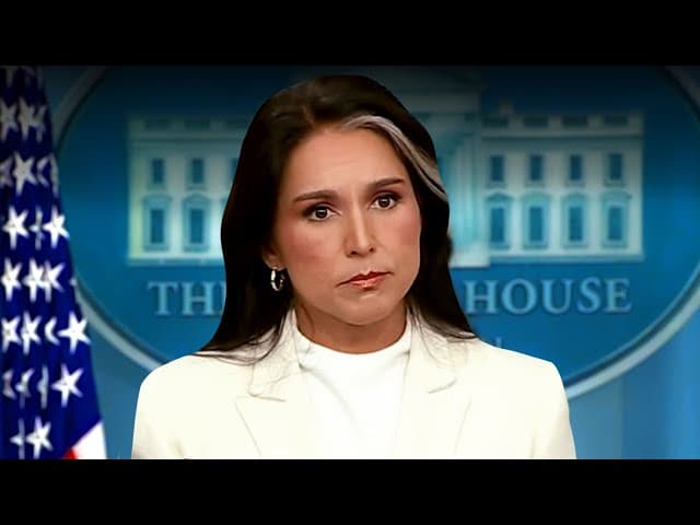 Tulsi Gabbard Speaks On Russia Hoax From The White House
