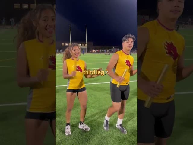 4x100 each leg! Please go follow @delsoltrack_ on TikTok and other socials #trackandfield