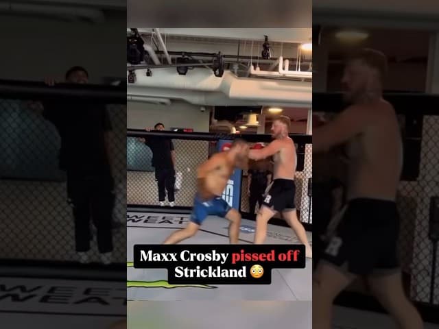 New footage of NFL star Maxx Crosby sparring Sean Strickland in 2023 just dropped
