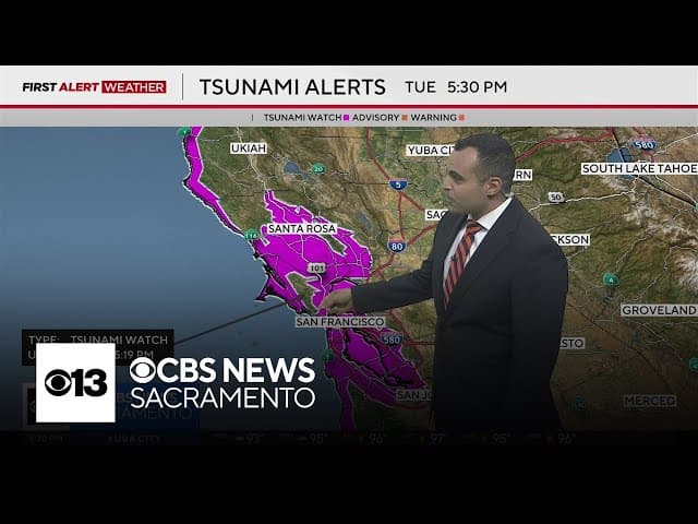 California under Tsunami Watch after powerful earthquake near Russia
