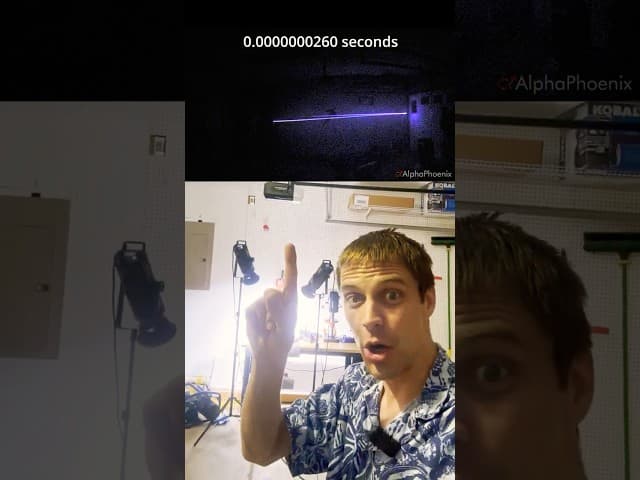 Is this camera "faster than light"?