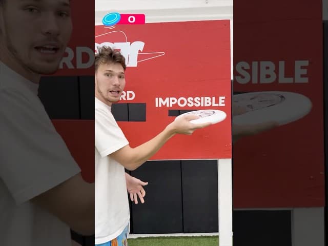 IMPOSSIBLE FRISBEE SHOT!