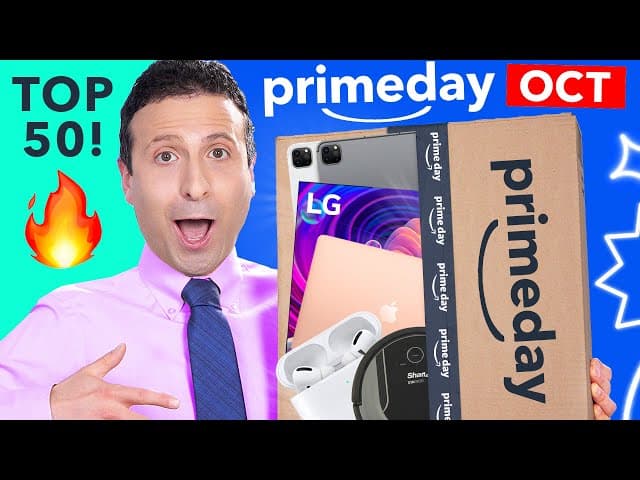 Top 50 October Amazon Prime Day 2025 Deals 🤑 (Updated Hourly!!)