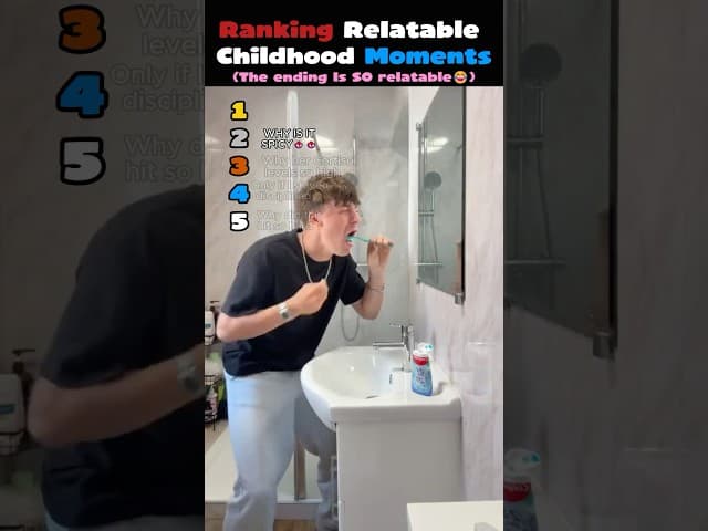Ranking Relatable Childhood Moments 😲😂 part 7