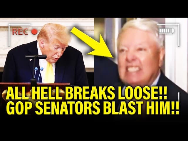 All HELL BREAKS LOOSE as GOP Senators BLAST Trump SURRENDER