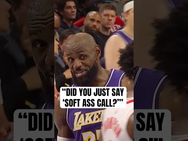 LeBron had words for Sengun 🍿