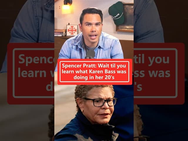 Spencer JUST ENDED Bass: Wait til you learn what Karen Bass was doing in her 20's