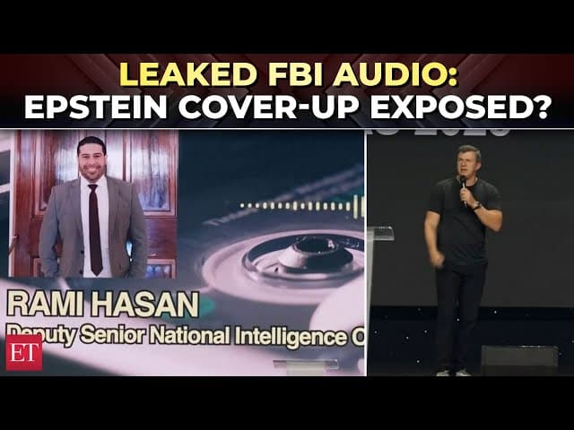 'It's a s*it show…': James O'Keefe leaks FBI official's explosive audio on Epstein client list case