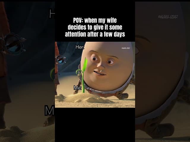 Guess I missed you a lil￼ huh 😎 #marriage #marriedlife #couple #shorts #funny #love #viral #memes