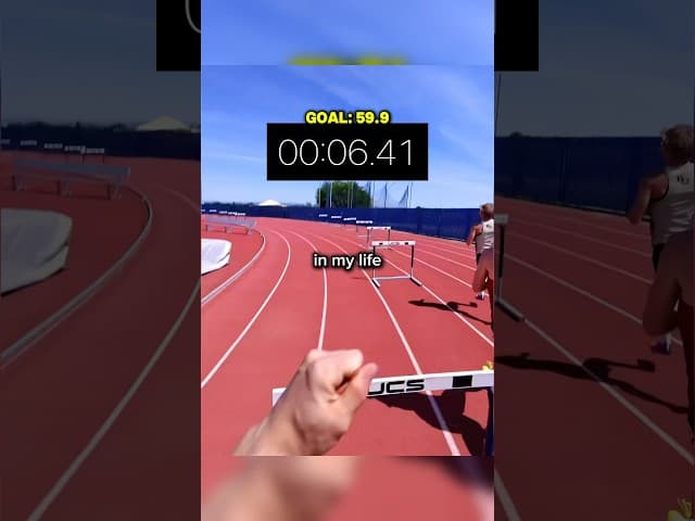 I Tried the HARDEST Event in Track 😭 (400m Hurdles)