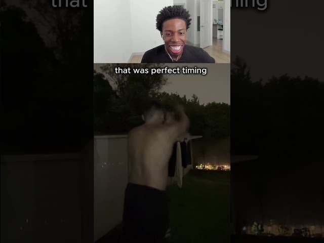 that was perfect timing