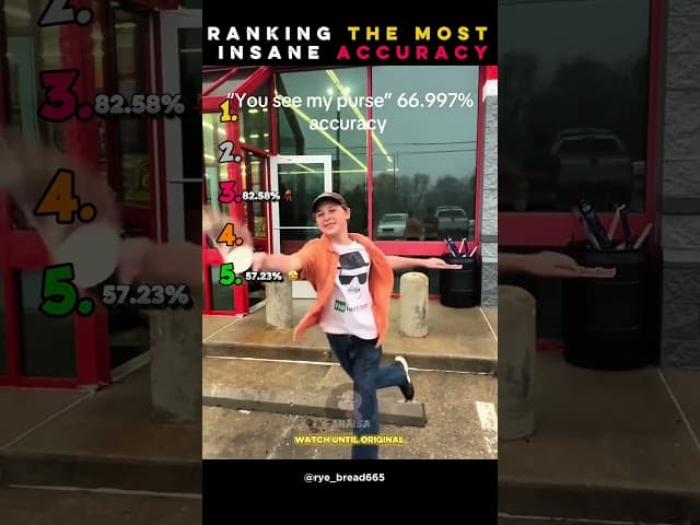 Ranking the best accuracy moments  | #accuracy  #ranking #moments