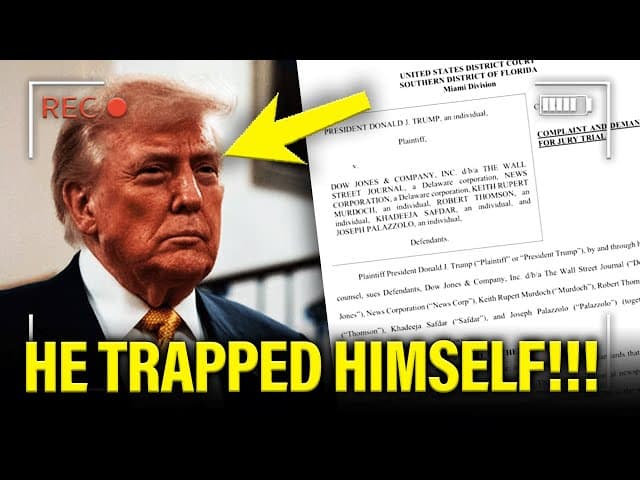 Trump Lawsuit INSTANTLY BACKFIRES to hide AWFUL PAST