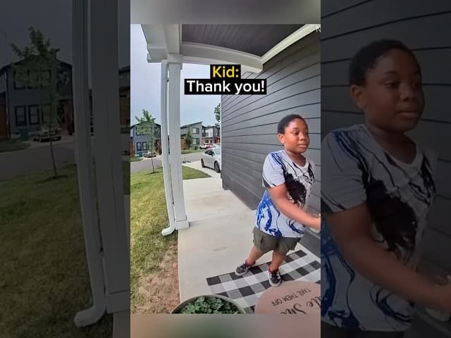 Kid Asks Neighbors For Leftovers Because He’s Hungry…