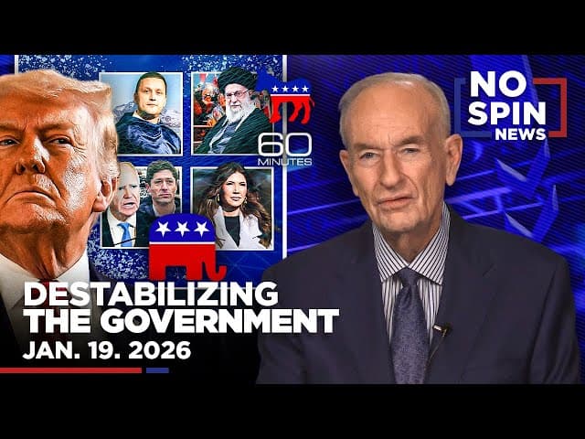 Are U.S. Troops Heading to Greenland? & 60 Minutes Controversial El Salvador Story | Jan. 19, 2026