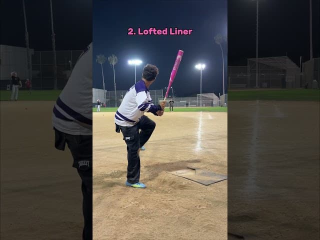 5 ways to beat the 1st baseman! 🥎 #slowpitchsoftball #baseball #softball #linedrive