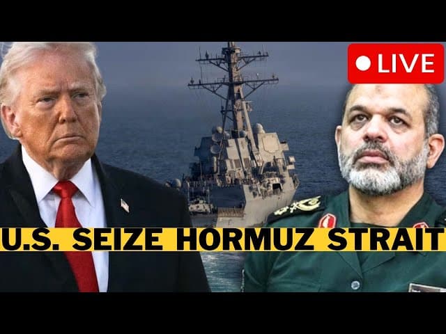 🚨 BREAKING: Trump BLOCKADES Hormuz Strait - IRGC Move To Attack U.S. Military