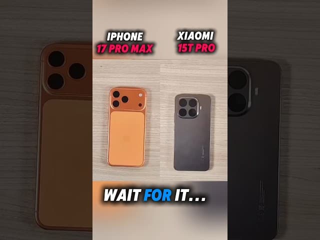 🔥 iPhone 17 Pro Max vs Xiaomi 15T Pro – BATTERY WAR! 🔋⚡#BatteryTest  #ViralTech  #FakeOrReal