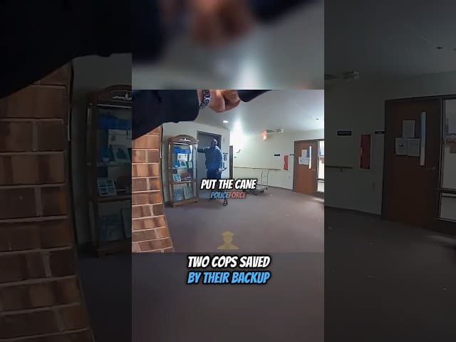 Two Cops SAVED By Their Backup 🤣