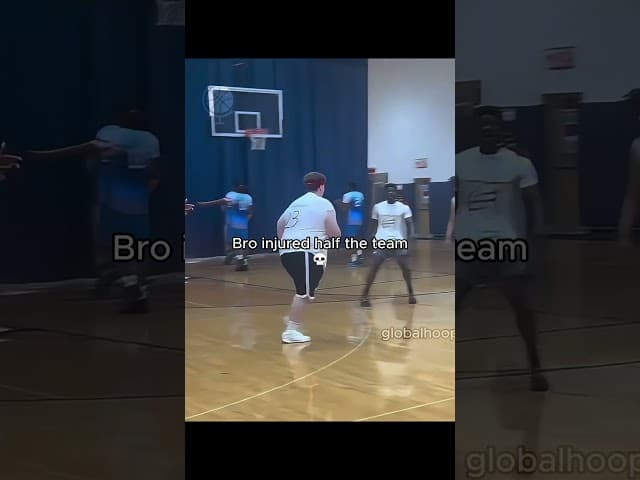 Got to move out his way 💀#basketball