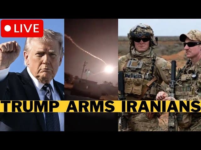 🚨 LIVE: Iranians Help Rescue Second U.S. Pilot - IRGC Humiliated - Trump Arms People In Iran