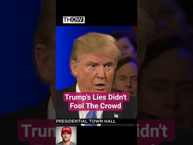 The Crowd Had Enough Of Trump's Lies
