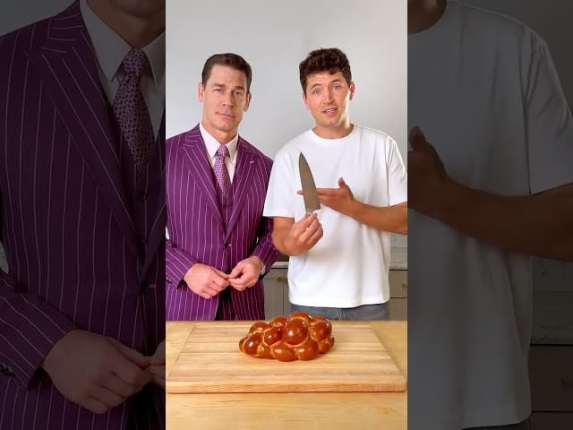 Perfect Slice Challenge (ft. John Cena)