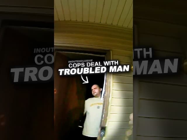 Cops Check In On Tweaking Man