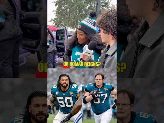 Does she know ball? 🤣🤣 #nfl #nflfootball #jacksonvillejaguars #nflnews