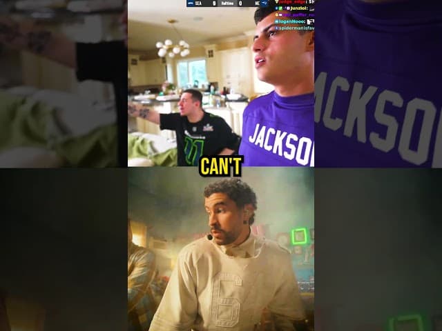 Stable Ronaldo Realizes Bad Bunny's Super Bowl Performance Is Pre Recorded! 😭🥀