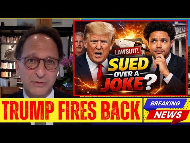 Just Now: Trump Targets Trevor Noah Over Epstein Joke — A Lawsuit Threat That May Backfire