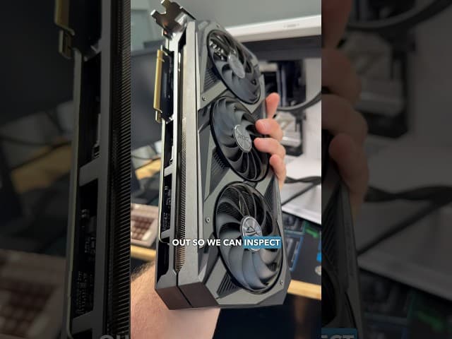 GPU Overheating! #repair #pc #techtips #gpu #pcbuild #computerrepair #pcrepair #gamingpc