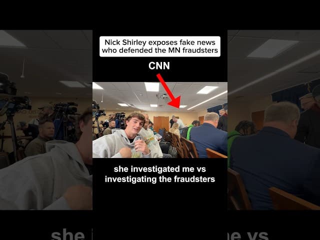 Nick Shirley Exposes the Fake News in Minnesota